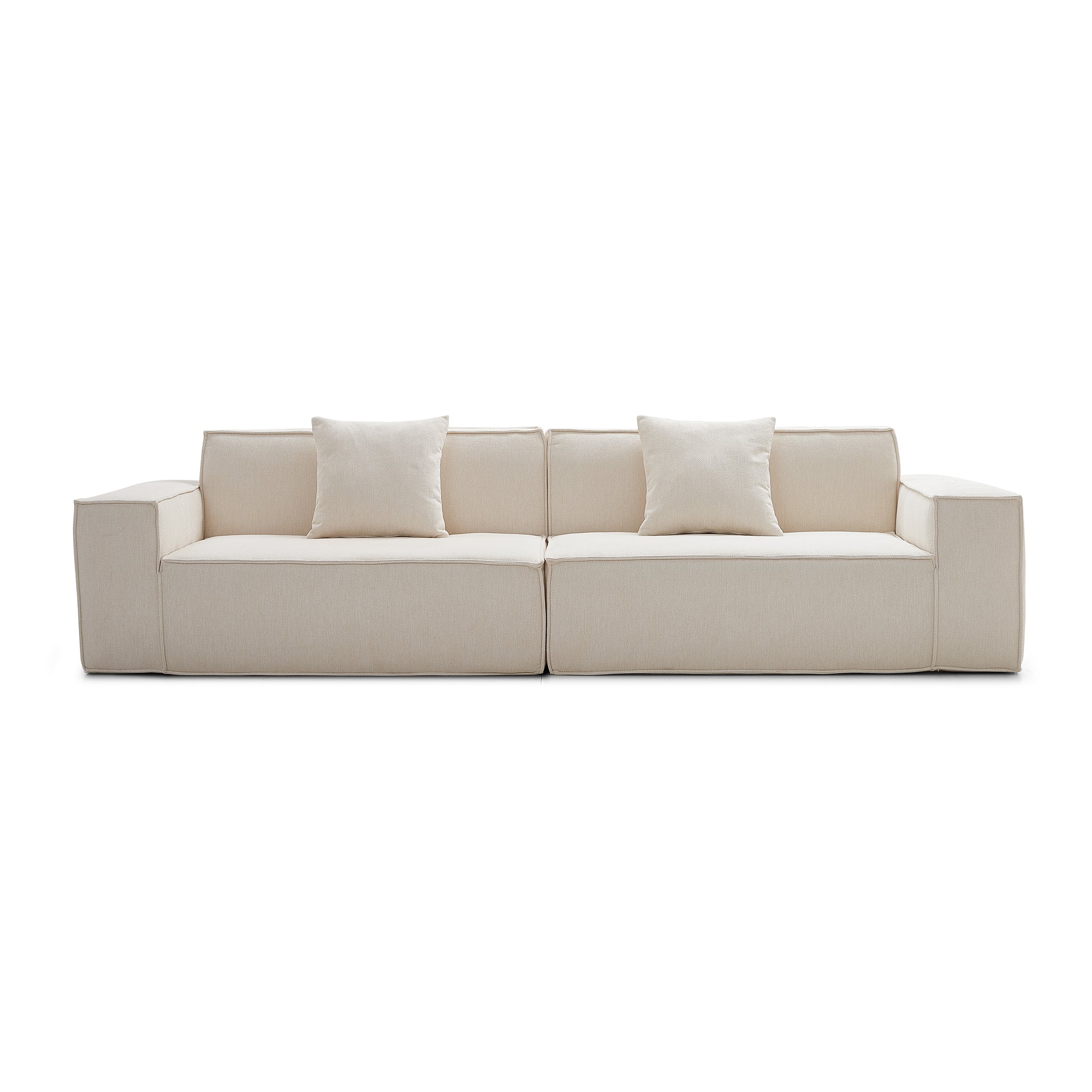 |Zevo| Modular Chaise Sofa - Single/Double/Triple Seats + Ottoman | Custom Colors