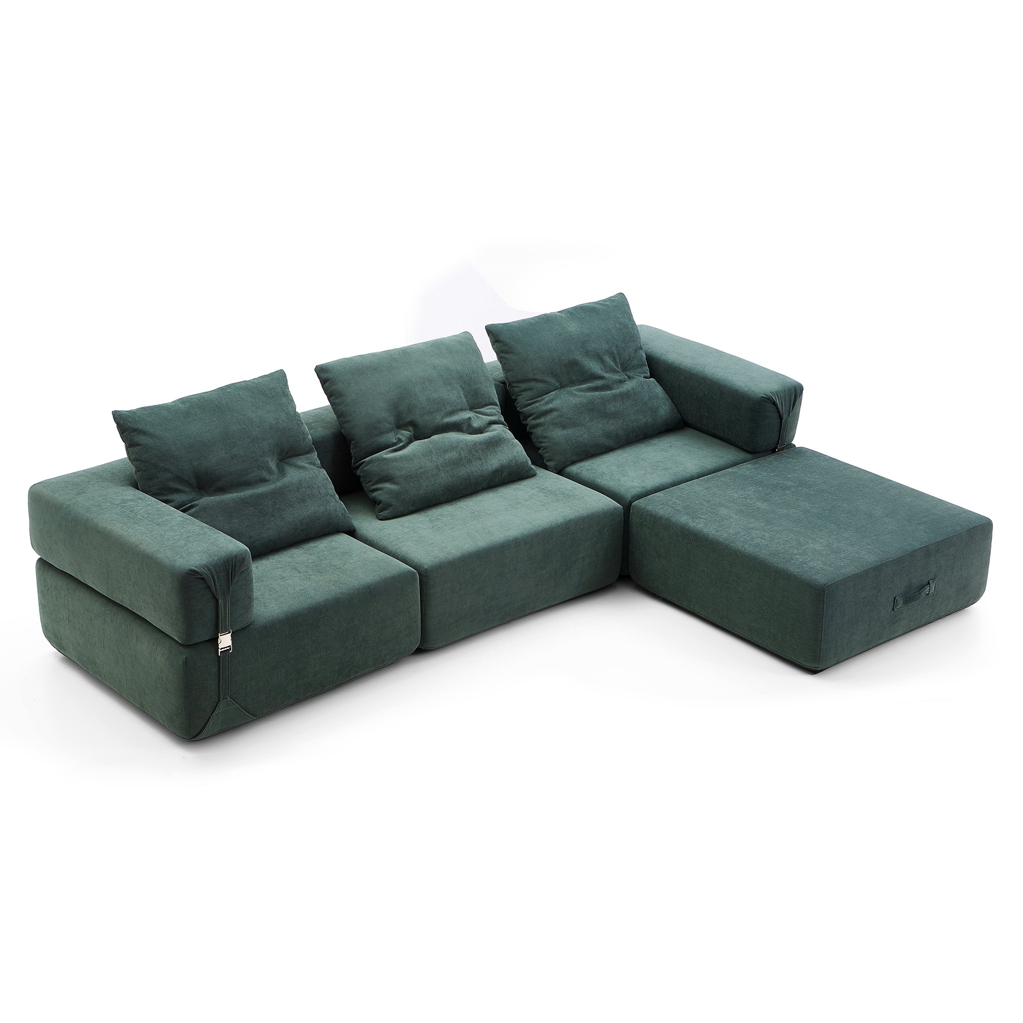 |Axon| Convertible Sofa Bed - 3-in-1 Recliner, Lounge & Sleeper