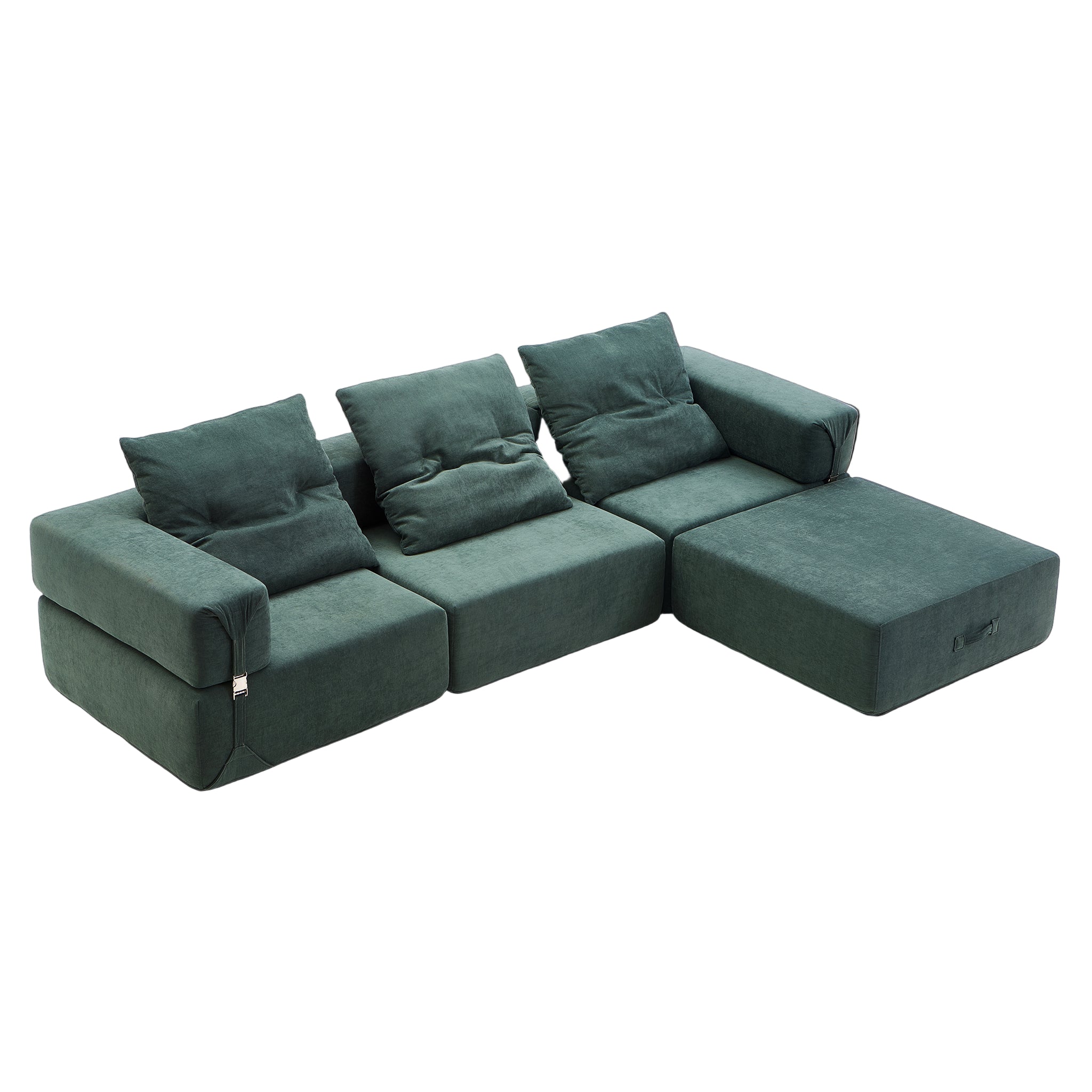 |Axon| Convertible Sofa Bed - 3-in-1 Recliner, Lounge & Sleeper