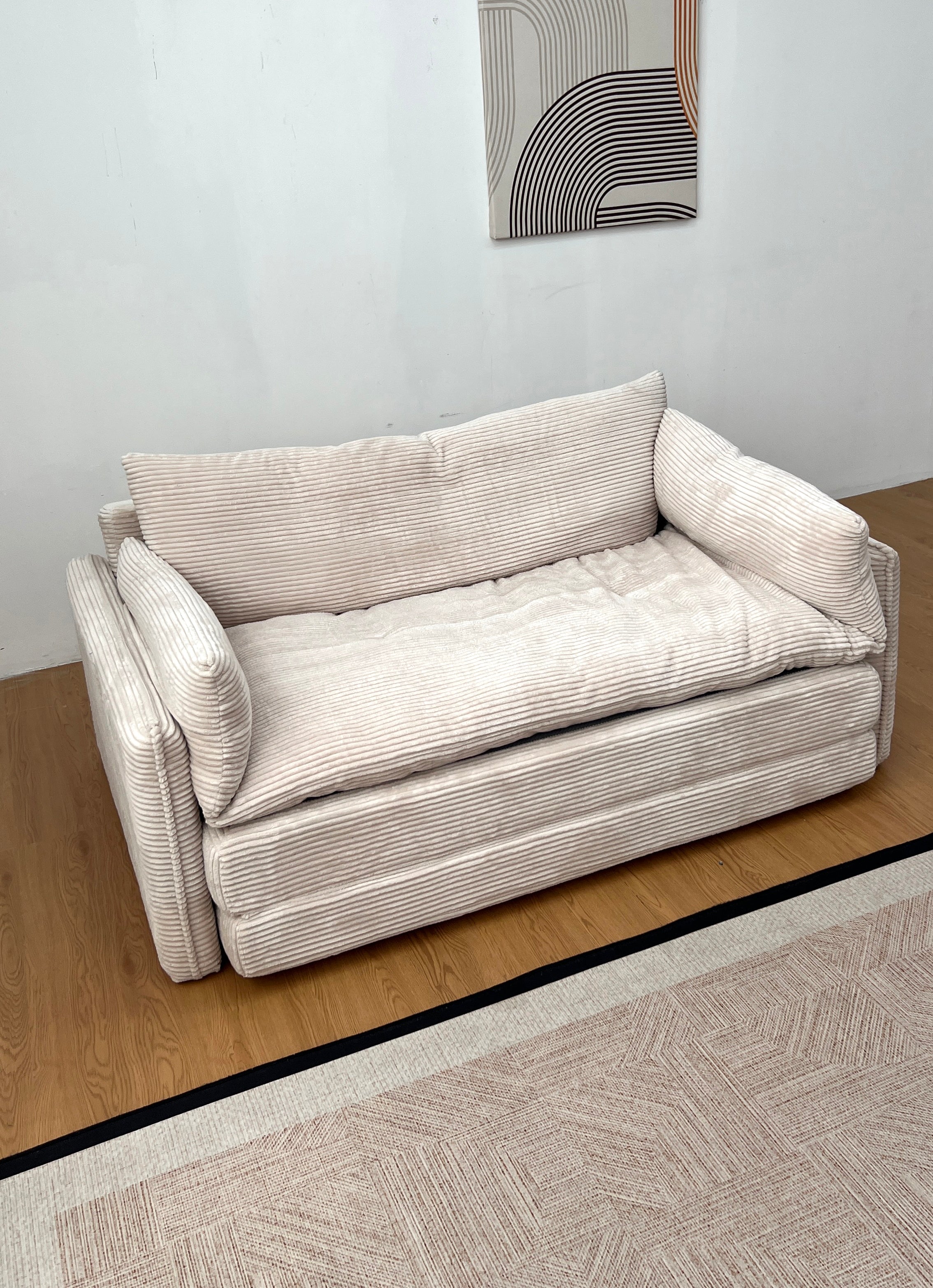 |Lumi| Modern 2-in-1 Convertible Sofa Bed – Stylish, Comfortable, and Space-Saving Design