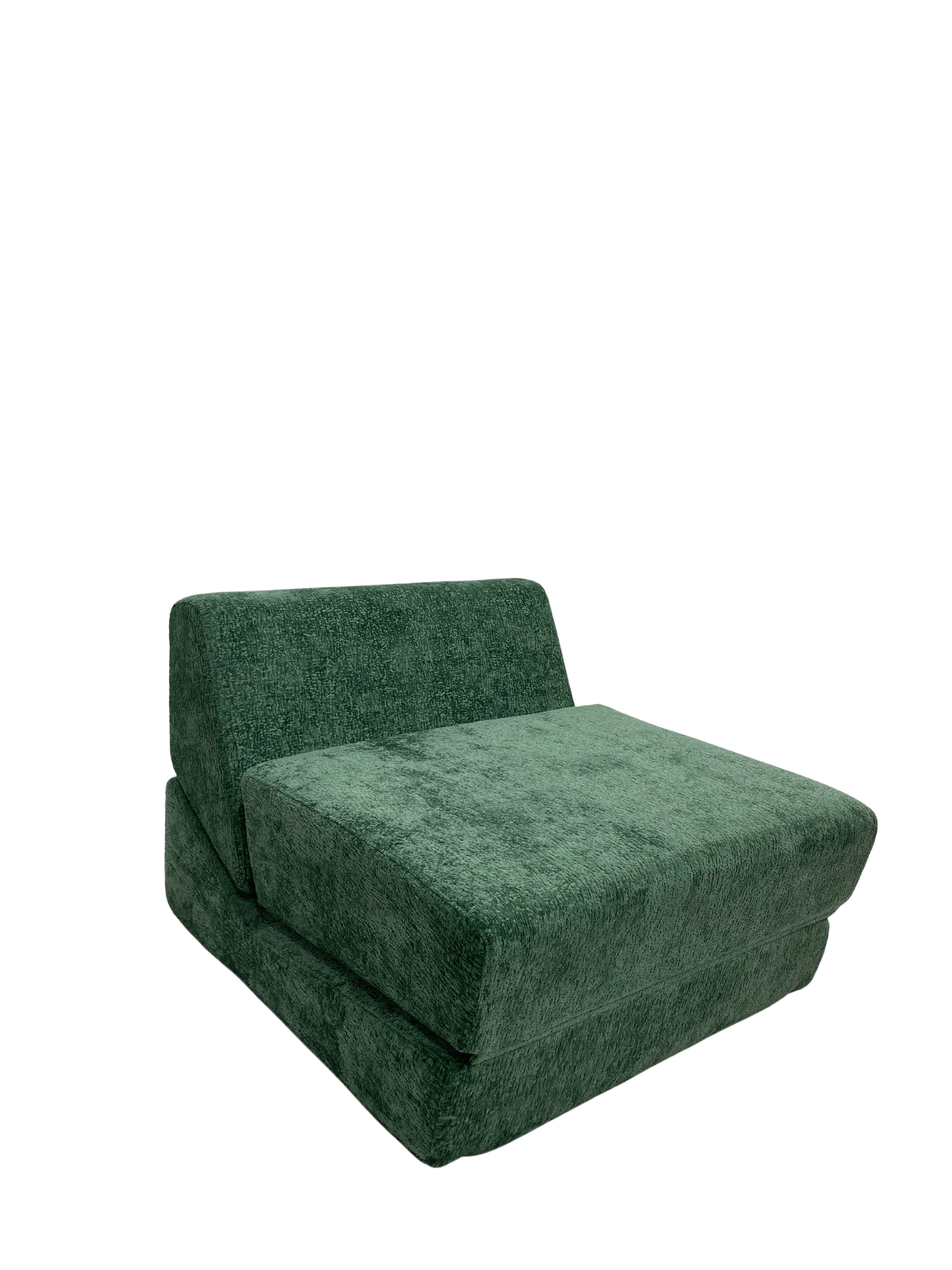 |FoldEase| Convertible Plush Sofa - Recline, Lounge & Relax Modes