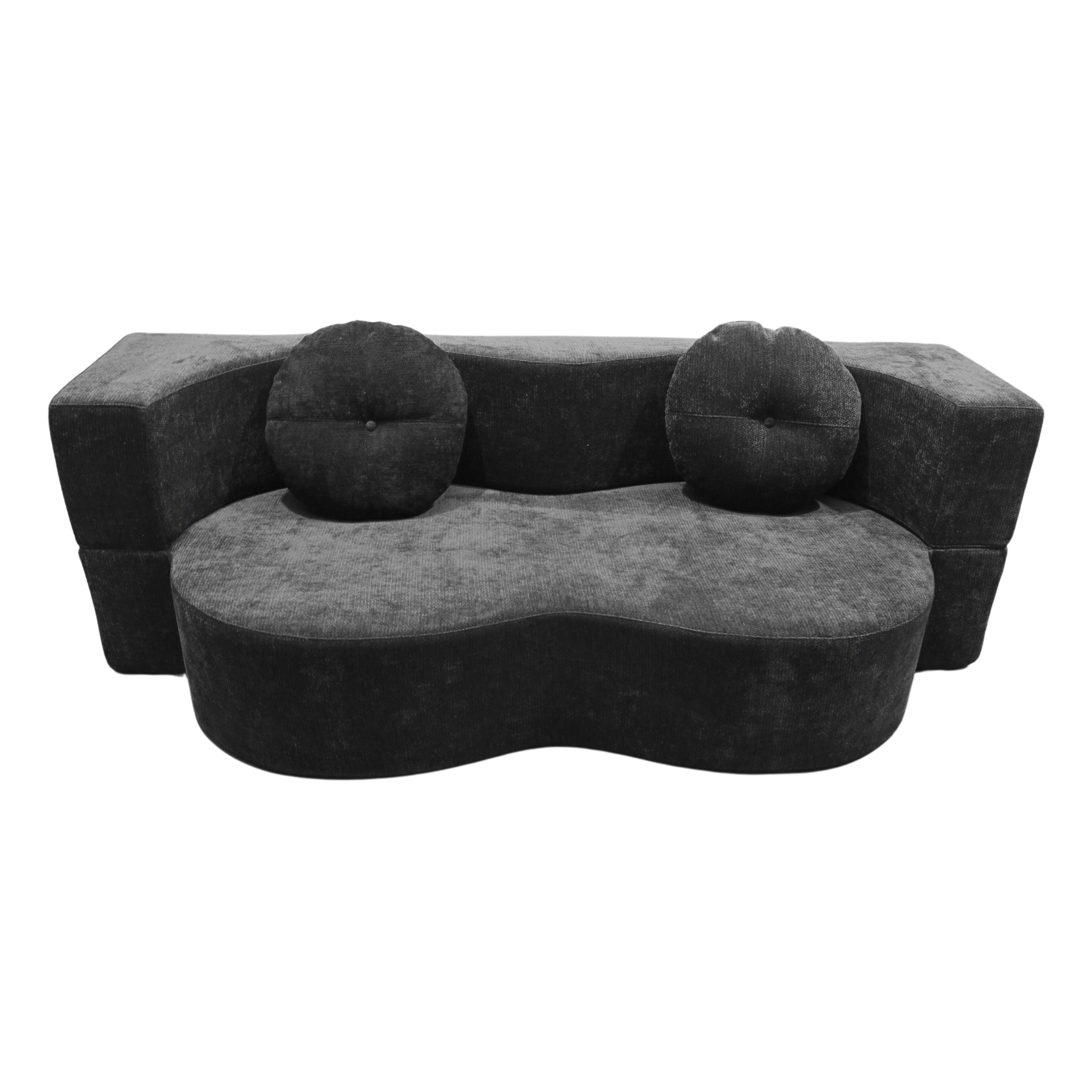 |Cocoo| Flex Recliner Sofa - Ultra-Soft Velvet & Adjustable Positions