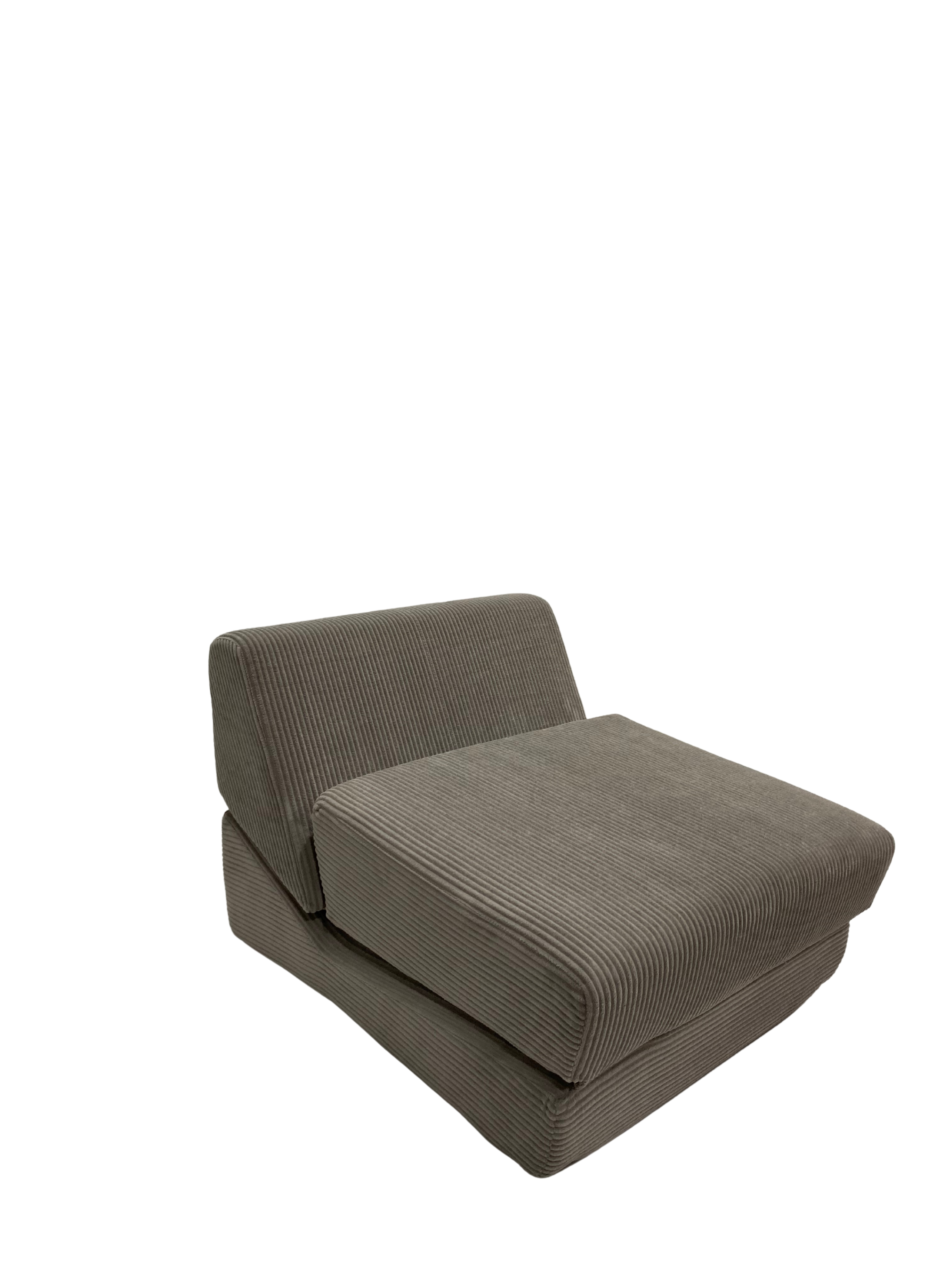 |FoldEase| Convertible Plush Sofa - Recline, Lounge & Relax Modes