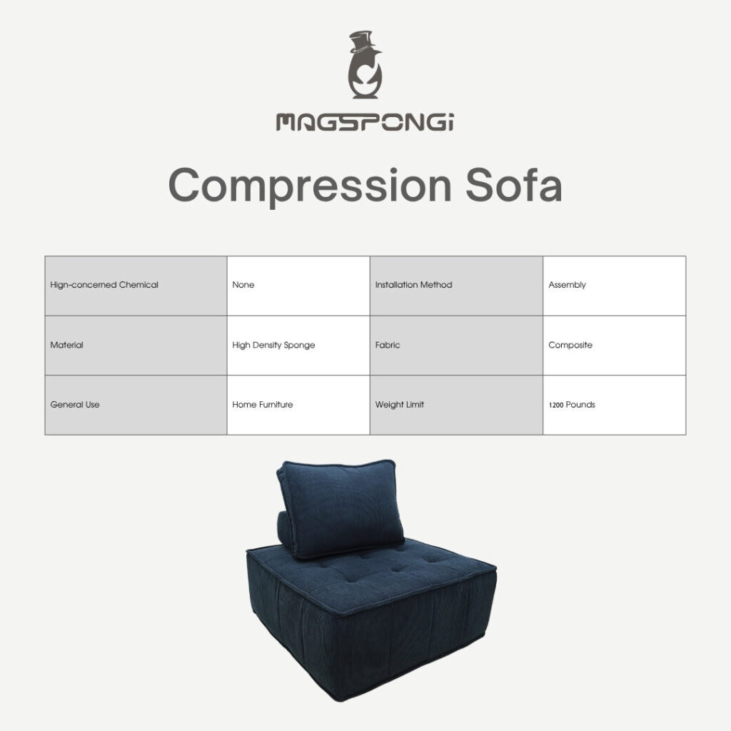 DualEase Space-saving lounge sofa