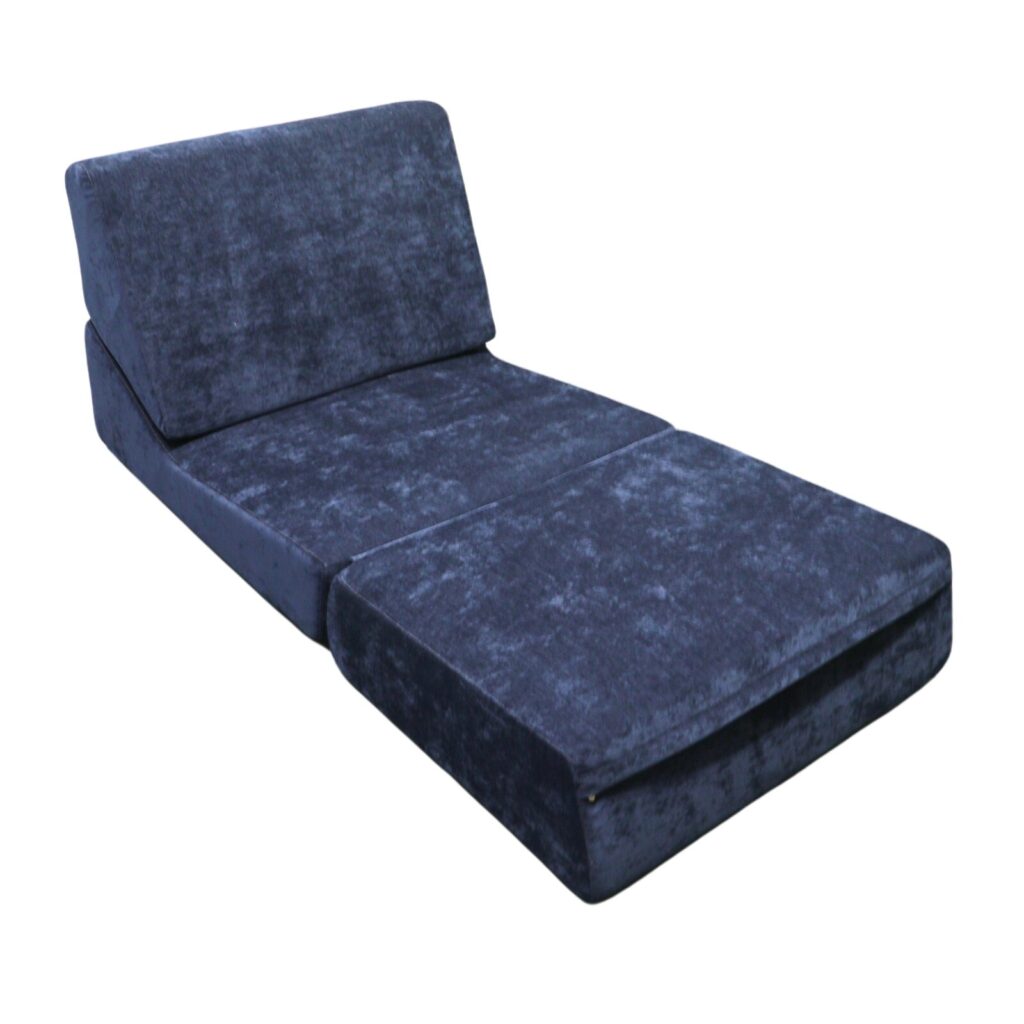 FoldEase Convertible Plush Sofa