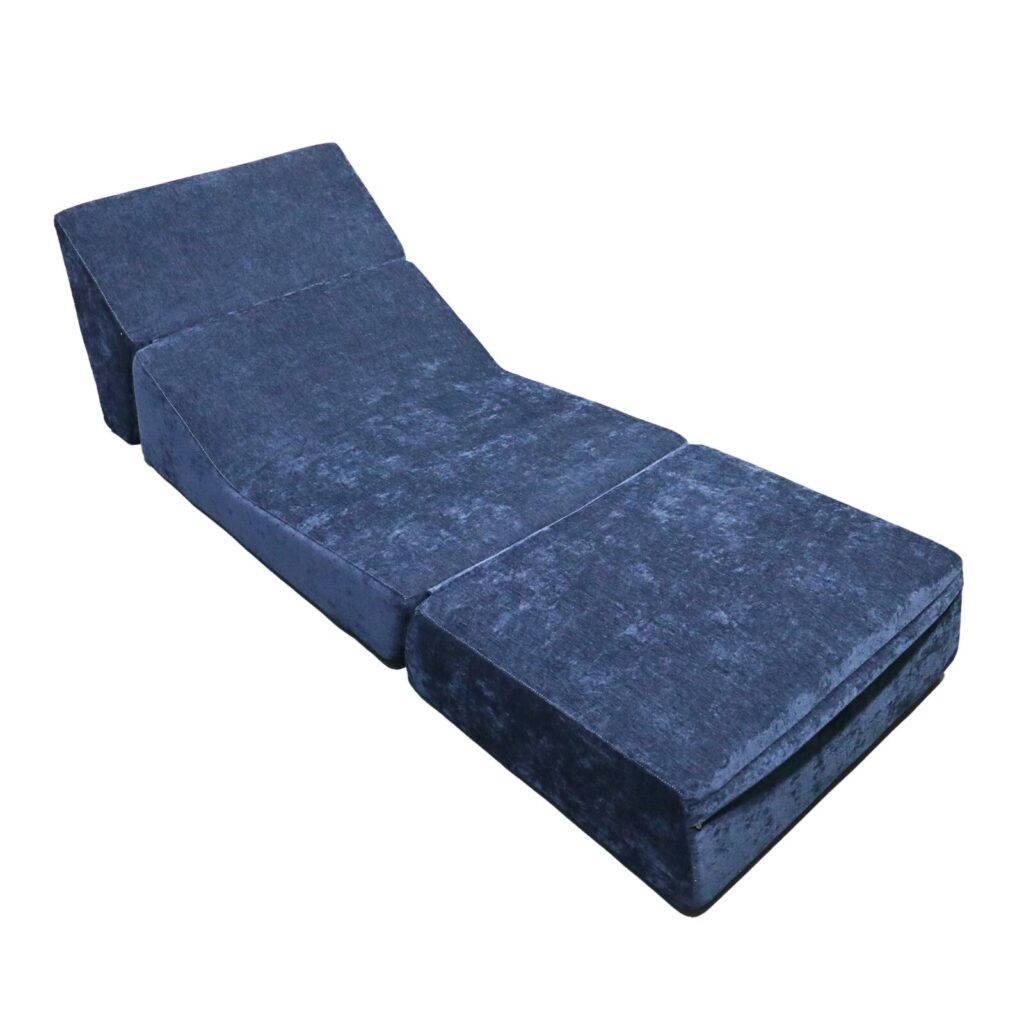 FoldEase Convertible Plush Sofa