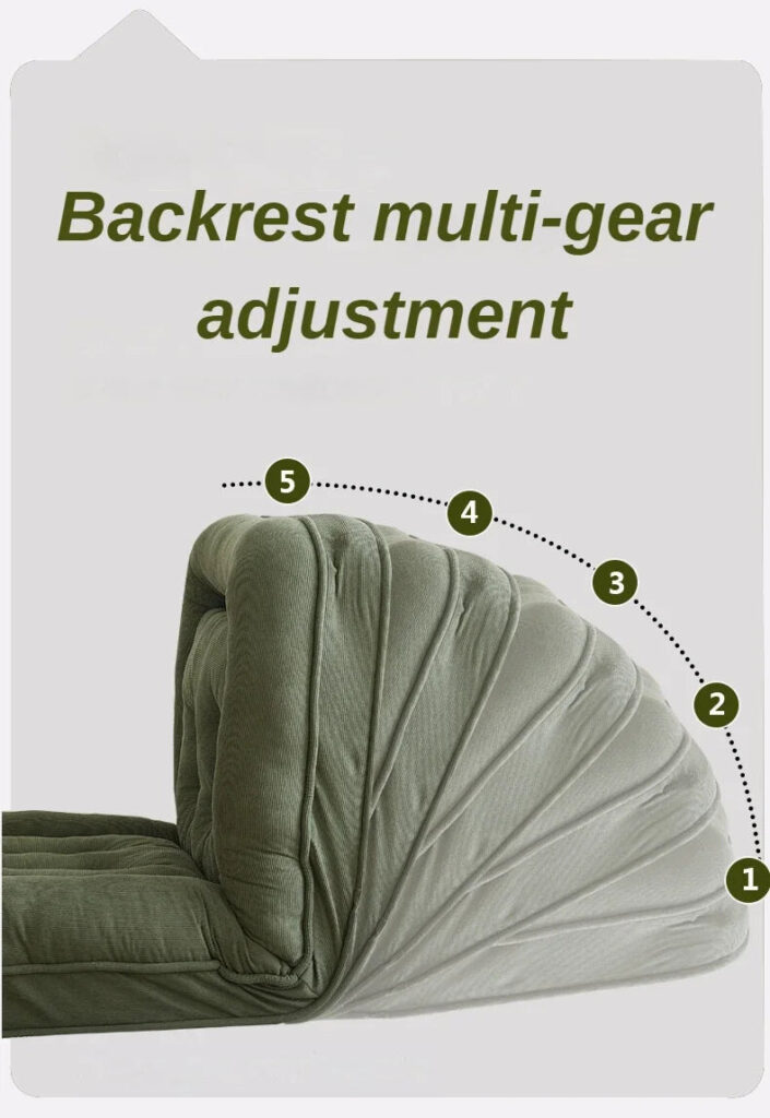 NapNest Modern Nordic Folding Chaise Lounge Chair Luxury Minimalist Relaxing